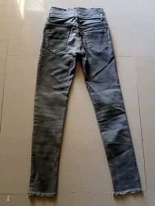 Grey Skinny Jeans For Girls