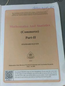 Standard XI Mathematics &amp; Statistics