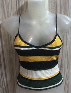 Striped Knit Tank Top