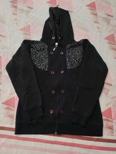 Black Leopard Hoodie
