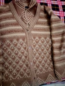 Patterned Knit Cardigan