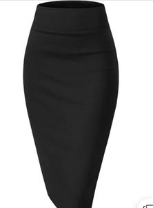 Elegant Black Pencil Skirt