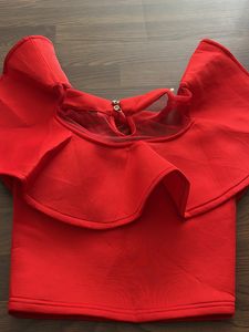 Blood Red Crop Top