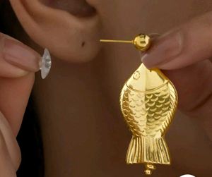 Fish Necklace Set With Earrings