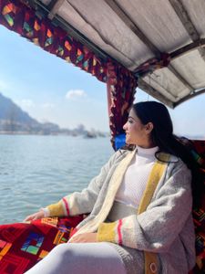 combo of 3 Knit Cardigan with skirt and high neck