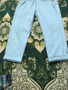 Boys Blue Casual Pant with shirt