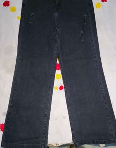 GUTI Flared Women Black Jeans