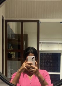 Pink Stretchable Top