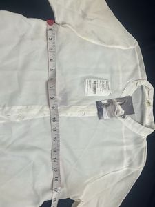 White Korean Shirt - 34/36