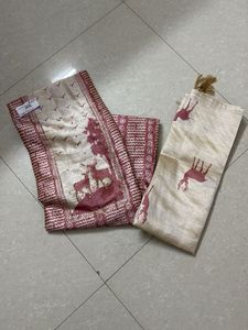 Elegant Dupatta with Deer Design