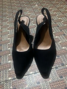 Black Slingback Heels