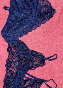 Navy Blue Lace