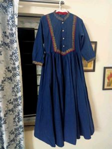 Women's Sangaria Blue Anarkali