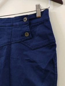 Navy Short Skirt