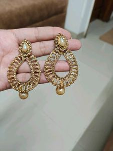 Gold Tone Drop Earrings