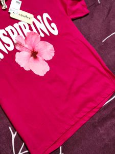J.Square Women Oversize GraphicPrint Cotton Tshirt