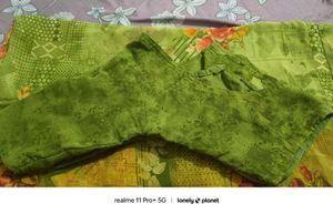 Parrot Green Saree