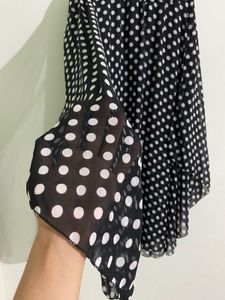 Chiffon Polka Dot Skirt