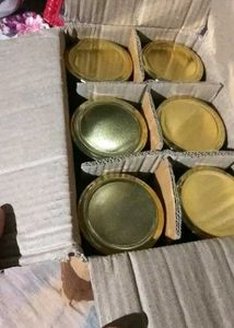 Gift Free 250 Ml Glasses Jar For Kitchen Use