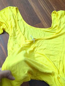 Yellow Long Sleeve Top
