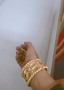 Antique Gold-Plated Bangle Set