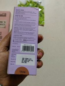 plum liquid foundation 130N + free korean face mas