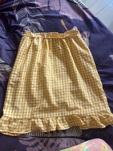 Cute Gingham Skirt