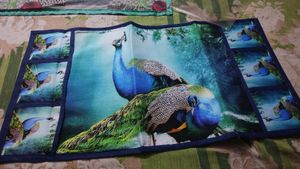 30 Off On Delivery Peacock Printed Fridge Top