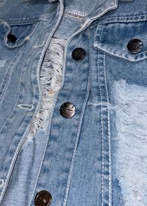 Distressed Denim Jacket