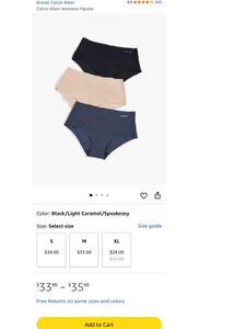 Calvin Klein womens Hipster
