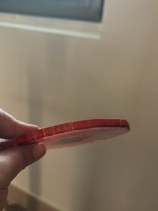 Red Resin Coaster