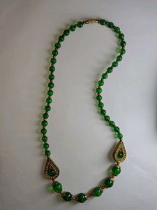 A beautiful green necklace
