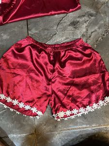 Satin Cami &amp; Shorts Set