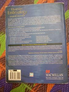 Human Embryology Book
