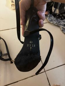 ELLE Black Chain Heels