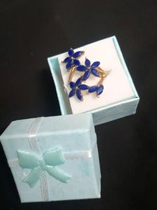 2 Flower Rings Set