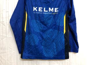 Kelme Long Sleeve Blue T shirt