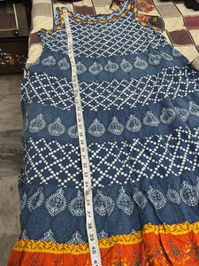 Printed Blue Kurta