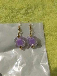 Purple Earings