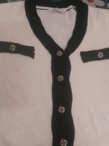 Off White Korean Top