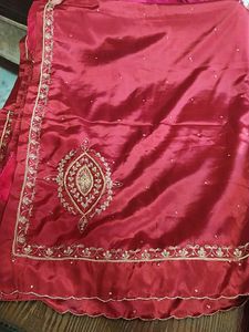 Partywear Silk Saree With Blouse (6.5 Mtr)