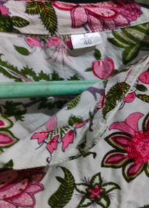 A Floral Print Top
