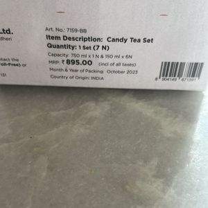 6 Cup Set With One Kettle