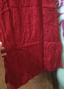 Red Embroidered Dress