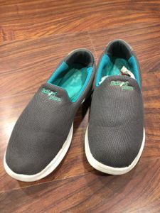 Grey Action Slip-On Shoes UK8