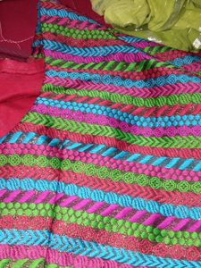 Colorful Embroidered Blouse