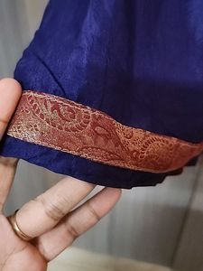Navy Blue Anarkali Kurti