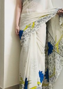 Floral Print Saree