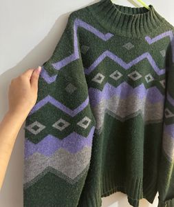 Drop Shoulder Oversized Sweater