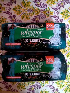 Whisper XXXL Sanitary Pads Brand New